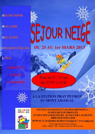 sejour 2013